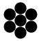 家紋. 七曜紋.