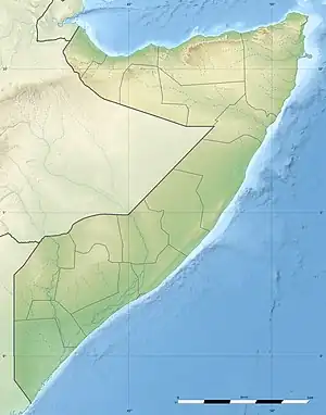 Widhwidh is located in Somalia