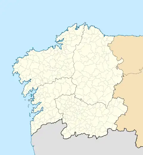 Espasante is located in Galicia