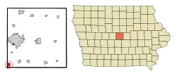 Location of Slater, Iowa