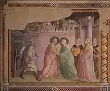 Visitation, c. 1330, Baroncelli Chapel