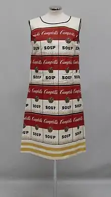 multicolored commemorative Campbell's soup cans (back)