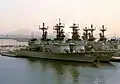 USS Ingersoll and USS Leftwich at Pearl Harbor on 1 April 1983