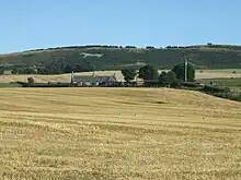 The 'White Horse' on Mormond Hill.