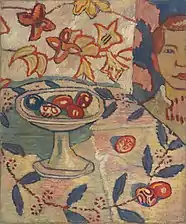 Villem Ormisson [et] (1892–1941). Still Life with Colored Eggs. Ca. 1914‒1918. Canvas, oil.