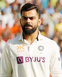 Virat Kohli scored 186 runs. He was the player of the match.