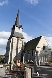 The church in Saint-Julien-sur-Calonne
