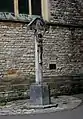The war memorial outside the church.