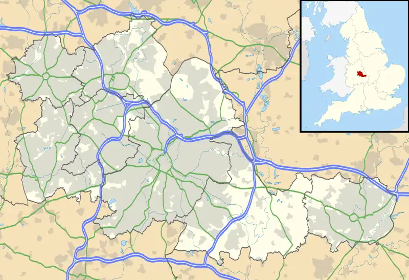 Rednal is located in West Midlands county