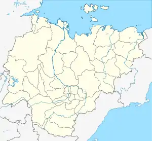 Ust-Olenyok is located in Sakha Republic