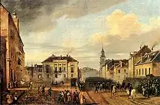 The Return of Squads of Polish Army from Wierzbno, 1831